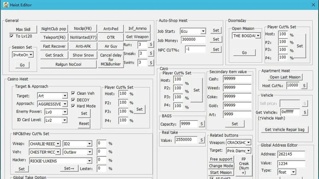 Heist Editor